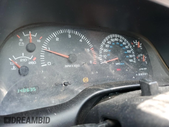 1999 Dodge 1500 with VIN 3B7HC12Y5XG197336, listed as a Copart auction lot 74195964 with 148,635 mi miles and Non Repairable. Bid and sale history available at DreamBid. Image 9.