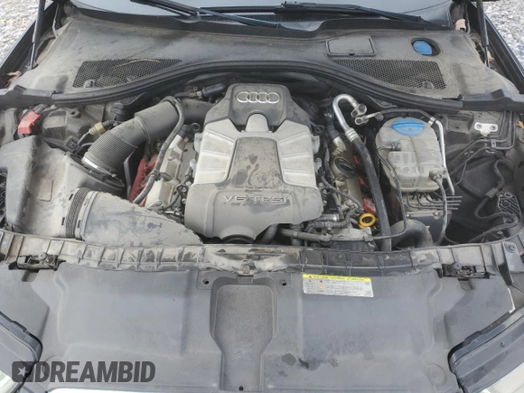 2013 Audi A6 3.0T Prestige with VIN WAUHGAFC9DN107009, listed as a Copart auction lot 87405474 with 124,171 mi miles and Salvage Title. Bid and sale history available at carsss.com. Image 12.