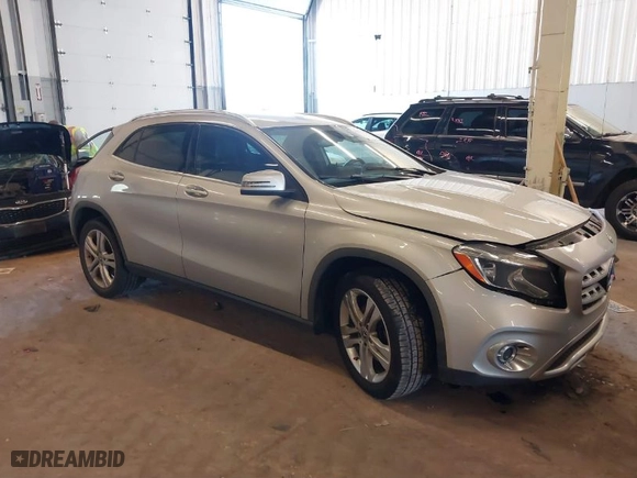 2018 Mercedes-Benz GLA with VIN WDCTG4GB2JJ482113, listed as a IAAI auction lot 41691867 with 109,936 mi miles. Bid and sale history available at carsss.com. Image 1.