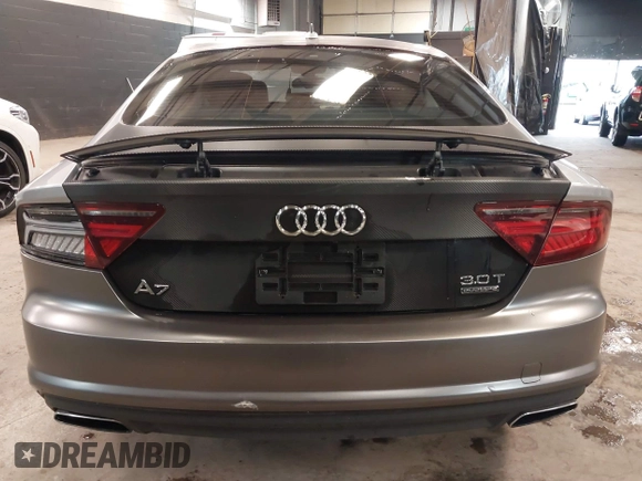 2018 Audi A7 Prestige with VIN WAU23AFC4JN034435, listed as a IAAI auction lot 41193774 with 61,833 mi miles. Bid and sale history available at carsss.com. Image 16.