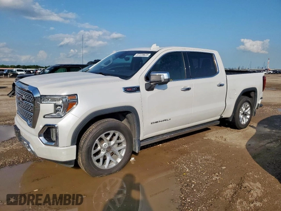 2020 GMC Sierra 1500 Denali with VIN 1GTU9FEL1LZ109497, listed as a Copart auction lot 57228625 with 54,267 mi miles and Salvage title. Bid and sale history available at DreamBid. Image 1.