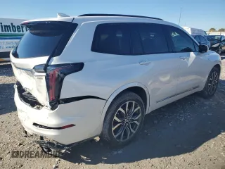 2023 Cadillac XT6 AWD Sport with VIN 1GYKPHRS9PZ162443, listed as a Copart auction lot 78462734 with 19,042 mi miles and Salvage title. Bid and sale history available at DreamBid. Image 3.