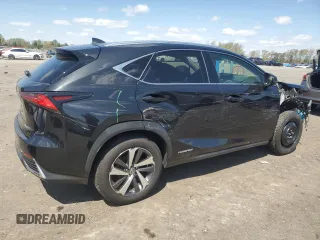 2019 Lexus NX 300h with VIN JTJBJRBZ7K2097983, listed as a Copart auction lot 50781455 with 70,253 mi miles and Salvage title. Bid and sale history available at DreamBid. Image 3.