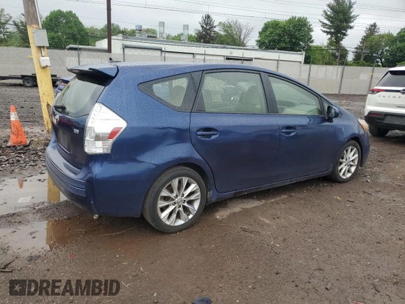 2012 Toyota Prius Two with VIN JTDZN3EU7C3139129, listed as a Copart auction lot 55499735 with 556,381 mi miles and Clean Title. Bid and sale history available at DreamBid. Image 3.
