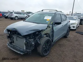 2021 Nissan Kicks SR with VIN 3N1CP5DV6ML486904, listed as a IAAI auction lot 41429263 with 25,313 mi miles. Bid and sale history available at carsss.com. Image 6.