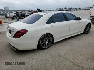 2018 Mercedes-Benz S 560 with VIN WDDUG8GB8JA415359, listed as a Copart auction lot 51053284 with 65,292 mi miles and Salvage Title. Bid and sale history available at DreamBid. Image 3.