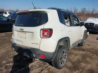2015 Jeep Renegade Limited with VIN ZACCJBDT0FPB60568, listed as a IAAI auction lot 41782508 with 130,234 mi miles and . Bid and sale history available at DreamBid. Image 4.