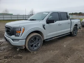 2023 Ford F-150 XL with VIN 1FTEW1CP7PFD32737, listed as a Copart auction lot 45402205 with 18,460 mi miles and Salvage Title. Bid and sale history available at carsss.com. Image 1.