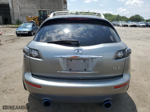 2006 Infiniti FX35 with VIN JNRAS08W36X211118, listed as a Copart auction lot 56075924 with 0 mi miles and Clean Title. Bid and sale history available at carsss.com. Image 6.