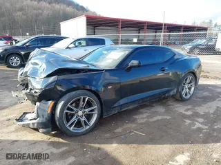 2019 Chevrolet Camaro 1LT with VIN 1G1FB1RSXK0145430, listed as a IAAI auction lot 41668008 with 25,841 mi miles. Bid and sale history available at carsss.com. Image 2.