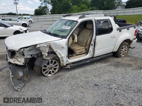 2007 Ford Explorer Sport Trac Limited with VIN 1FMEU33827UA02635, listed as a Copart auction lot 55343155 with 240,339 mi miles and Salvage title. Bid and sale history available at DreamBid. Image 1.