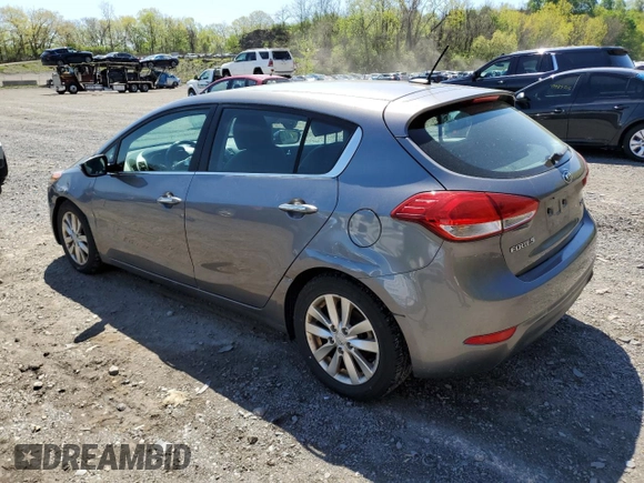 2015 Kia Forte EX with VIN KNAFX5A83F5358001, listed as a Copart auction lot 54449575 with 161,345 mi miles and Clean Title. Bid and sale history available at DreamBid. Image 2.