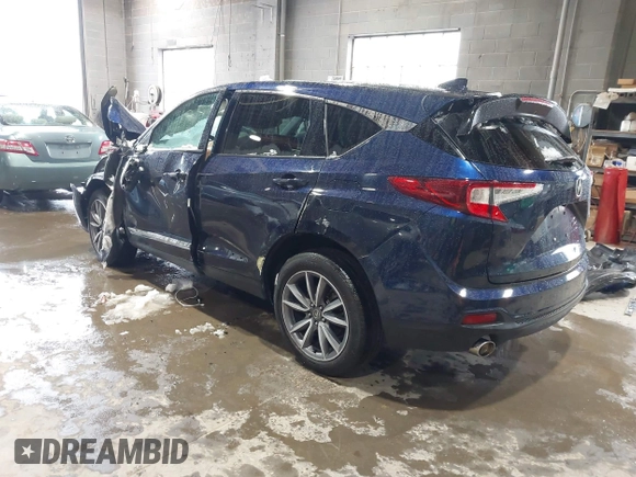 2021 Acura RDX w/Technology Package with VIN 5J8TC2H57ML007176, listed as a IAAI auction lot 41554086 with 42,335 mi miles. Bid and sale history available at carsss.com. Image 3.