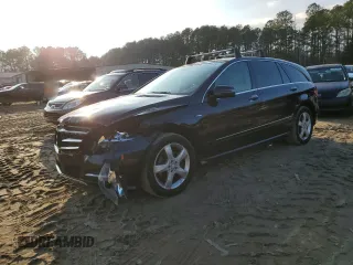 2012 Mercedes-Benz R-Class R 350 with VIN 4JGCB5HE1CA149757, listed as a Copart auction lot 81122564 with 153,054 mi miles and Salvage Title. Bid and sale history available at carsss.com. Image 1.