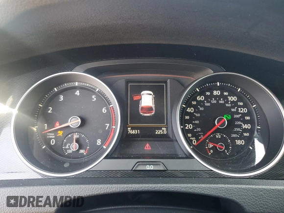 2015 Volkswagen Golf GTI Autobahn with VIN 3VW4T7AU9FM097897, listed as a Copart auction lot 71679744 with 76,831 mi miles and Salvage Title. Bid and sale history available at carsss.com. Image 9.