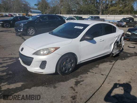 2013 Mazda 3 i SV with VIN JM1BL1TF6D1833971, listed as a Copart auction lot 49429515 with Not Provided miles and Salvage Title. Bid and sale history available at DreamBid. Image 1.