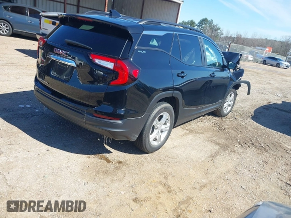 2023 GMC Terrain SLE with VIN 3GKALMEG0PL255094, listed as a IAAI auction lot 41605401 with 22,275 mi miles. Bid and sale history available at carsss.com. Image 4.