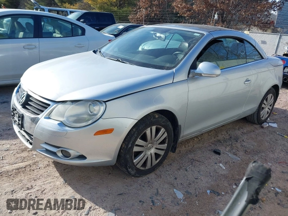 2007 Volkswagen Eos with VIN WVWAA71F27V049193, listed as a IAAI auction lot 41449556 with 144,680 mi miles and . Bid and sale history available at DreamBid. Image 2.
