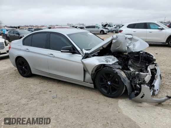 2016 BMW 3 Series 328i with VIN WBA8E9G55GNU29218, listed as a Copart auction lot 44810785 with 0 mi miles and Salvage Title. Bid and sale history available at carsss.com. Image 4.