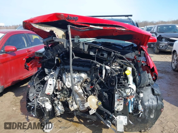 2020 Jeep Compass Latitude with VIN 3C4NJDBB0LT117643, listed as a IAAI auction lot 41758429 with 81,912 mi miles and . Bid and sale history available at DreamBid. Image 13.