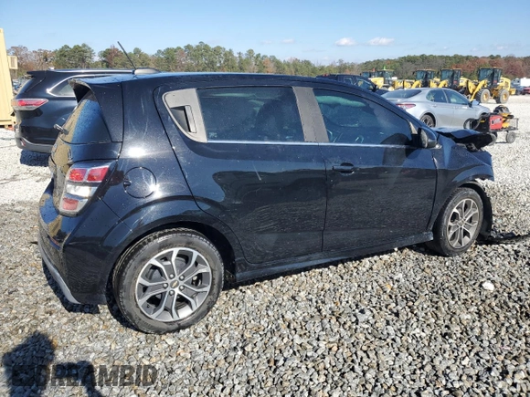 2017 Chevrolet Sonic LT with VIN 1G1JD6SH9H4161944, listed as a Copart auction lot 83557794 with 90,127 mi miles and Salvage Title. Bid and sale history available at carsss.com. Image 3.