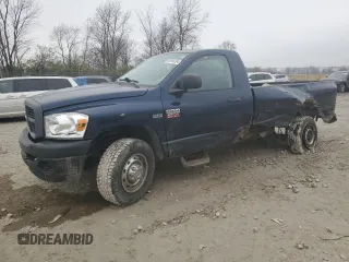 2008 Dodge 2500 ST with VIN 3D7KS26D98G225846, listed as a Copart auction lot 80956384 with 210,008 mi miles and Salvage Title. Bid and sale history available at carsss.com. Image 1.