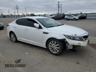 2014 Kia Optima EX with VIN 5XXGN4A78EG291677, listed as a Copart auction lot 50202165 with Not Provided miles and Salvage Title. Bid and sale history available at carsss.com. Image 4.