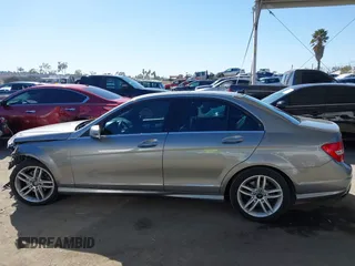 2012 Mercedes-Benz C-Class C 250 Sport with VIN WDDGF4HB8CA713047, listed as a IAAI auction lot 41830035 with 95,806 mi miles. Bid and sale history available at carsss.com. Image 14.
