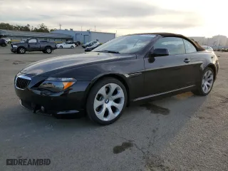 2004 BMW 6 Series 645Ci with VIN WBAEK73404B322426, listed as a Copart auction lot 47235095 with 92,105 mi miles and Clean Title. Bid and sale history available at carsss.com. Image 1.