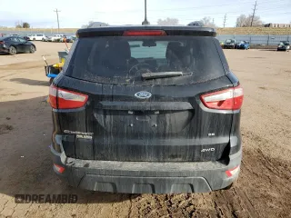 2019 Ford EcoSport SE with VIN MAJ6S3GL8KC290811, listed as a Copart auction lot 50041145 with 54,667 mi miles and Salvage Title. Bid and sale history available at carsss.com. Image 6.