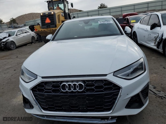 2020 Audi A4 Sedan Premium with VIN WAUDNAF49LN005625, listed as a Copart auction lot 67883362 with 39,599 mi miles. Bid and sale history available at carsss.com. Image 5.