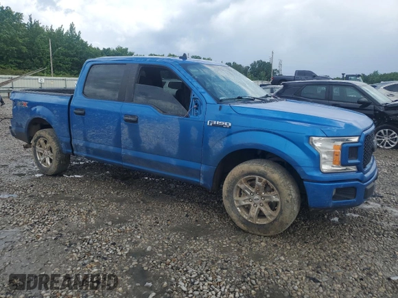 2020 Ford F-150 XL with VIN 1FTEW1CP4LKE86548, listed as a Copart auction lot 56397355 with 99,229 mi miles and Salvage title. Bid and sale history available at DreamBid. Image 4.