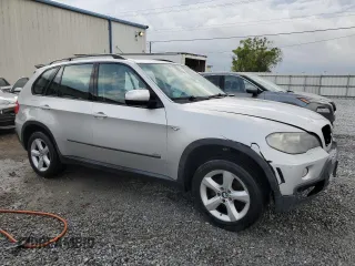 2007 BMW X5 3.0si with VIN 4USFE43567LY77542, listed as a Copart auction lot 48221585 with 166,414 mi miles and Salvage Title. Bid and sale history available at carsss.com. Image 4.