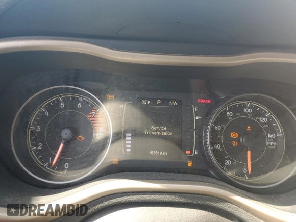 2016 Jeep Cherokee Latitude with VIN 1C4PJMCS5GW227966, listed as a Copart auction lot 53083925 with 153,519 mi miles and Clean Title. Bid and sale history available at carsss.com. Image 9.