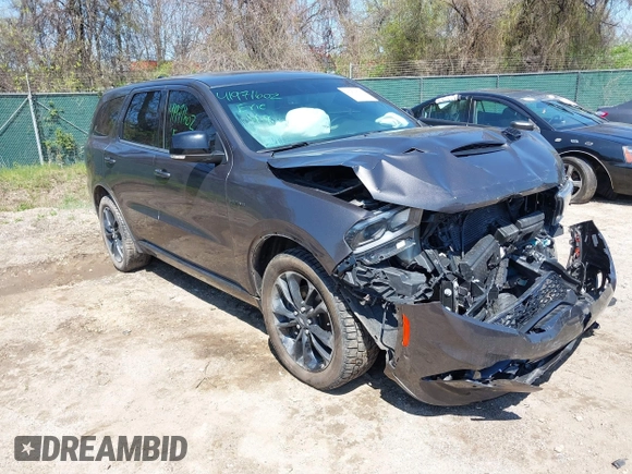2021 Dodge Durango R/T with VIN 1C4SDJCT3MC786423, listed as a IAAI auction lot 41971602 with 48,239 mi miles and . Bid and sale history available at DreamBid. Image 1.