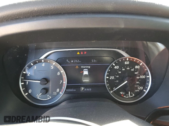 2020 Nissan Titan Platinum Reserve with VIN 1N6AA1EF2LN500797, listed as a Copart auction lot 41897765 with 90,060 mi miles and Salvage title. Bid and sale history available at DreamBid. Image 9.