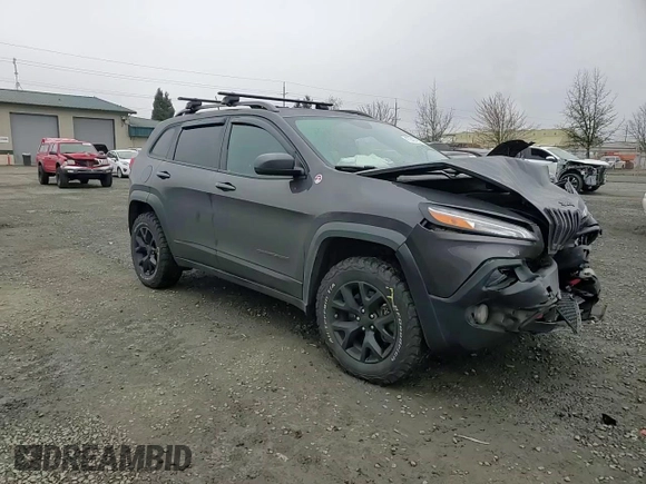 2017 Jeep Cherokee Trailhawk L Plus with VIN 1C4PJMBS2HW651480, listed as a Copart auction lot 47843795 with 96,842 mi miles and Salvage Title. Bid and sale history available at carsss.com. Image 11.