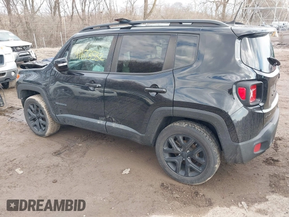 2018 Jeep Renegade Latitude with VIN ZACCJBBB5JPH00547, listed as a IAAI auction lot 41673532 with 88,167 mi miles and . Bid and sale history available at DreamBid. Image 3.