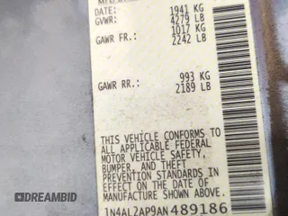 2010 Nissan Altima 2.5 SL with VIN 1N4AL2AP9AN489186, listed as a Copart auction lot 49077375 with 172,700 mi miles and Salvage Title. Bid and sale history available at carsss.com. Image 12.