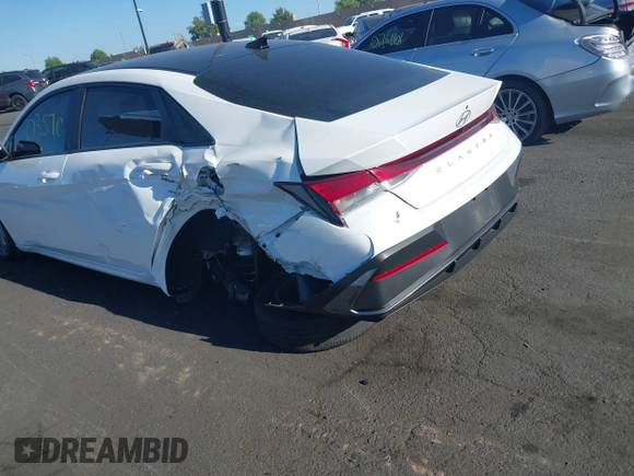 2024 Hyundai Elantra SE with VIN KMHLL4DG8RU816118, listed as a IAAI auction lot 42503570 with 18,730 mi miles and . Bid and sale history available at DreamBid. Image 6.