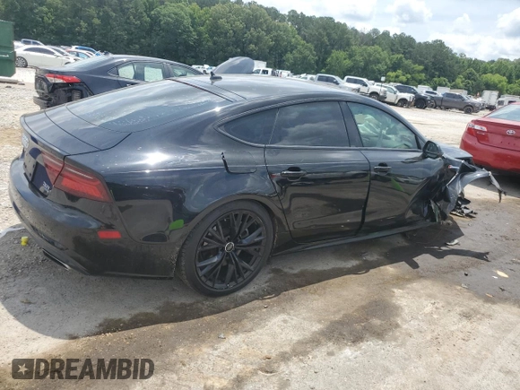 2016 Audi A7 Prestige with VIN WAU2GAFC1GN031845, listed as a Copart auction lot 59762435 with Not provided miles and Salvage title. Bid and sale history available at DreamBid. Image 3.