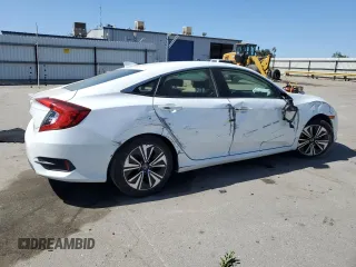 2018 Honda Civic EX-L z VIN JHMFC1F77JX016165, wystawiony jako Copart lot #56885445 z przebiegiem Nie podano mil oraz Szkoda całkowita • Salvage title. Historia ofert i sprzedaży dostępna na DreamBid. Obrazek 3.