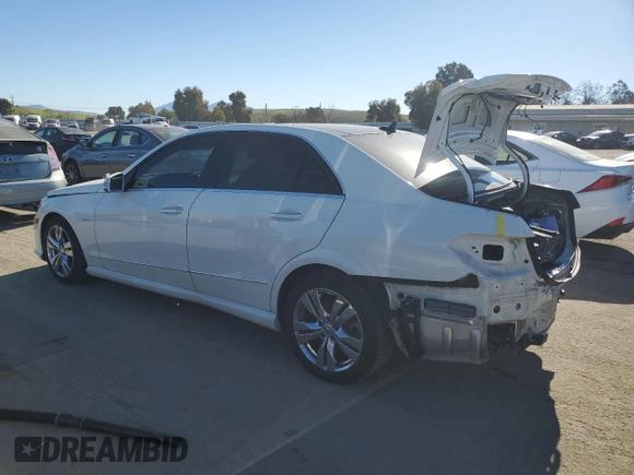 2012 Mercedes-Benz E 350 Luxury with VIN WDDHF2EB1CA556460, listed as a Copart auction lot 88116685 with 73,748 mi miles and Salvage title. Bid and sale history available at DreamBid. Image 2.