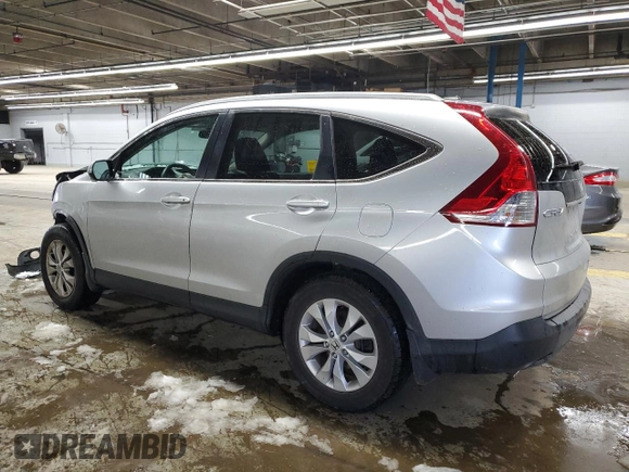 2014 Honda CR-V EX-L with VIN 5J6RM4H72EL055554, listed as a Copart auction lot 49956535 with 46,909 mi miles and Salvage Title. Bid and sale history available at carsss.com. Image 2.