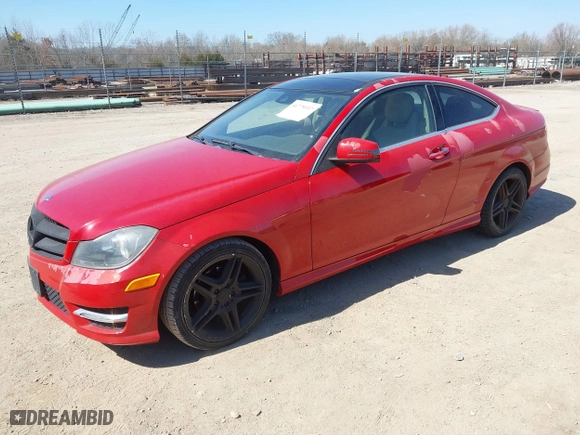 2012 Mercedes-Benz C-Class C 250 with VIN WDDGJ4HB3CF813428, listed as a IAAI auction lot 41779337 with 147,829 mi miles. Bid and sale history available at carsss.com. Image 2.