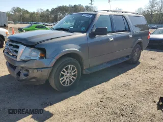 2014 Ford Expedition EL XLT with VIN 1FMJK1H5XEEF61722, listed as a Copart auction lot 87239064 with 192,053 mi miles and Salvage Title. Bid and sale history available at carsss.com. Image 1.