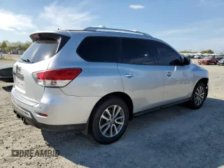2014 Nissan Pathfinder Platinum with VIN 5N1AR2MM0EC619184, listed as a Copart auction lot 50825225 with 78,287 mi miles and Salvage Title. Bid and sale history available at carsss.com. Image 3.
