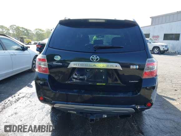 2009 Toyota Highlander Hybrid Limited with VIN JTEEW44AX92032627, listed as a IAAI auction lot 42029226 with 255,012 mi miles. Bid and sale history available at carsss.com. Image 16.