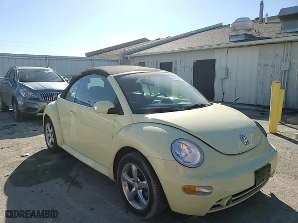 2003 Volkswagen New Beetle Convertible GLS with VIN 3VWCD21Y43M331910, listed as a Copart auction lot 42709485 with 56,409 mi miles and Salvage Title. Bid and sale history available at carsss.com. Image 11.