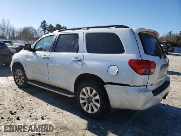 2010 Toyota Sequoia Platinum with VIN 5TDDY5G18AS037270, listed as a Copart auction lot 42361715 with 0 mi miles and Clean Title. Bid and sale history available at carsss.com. Image 2.